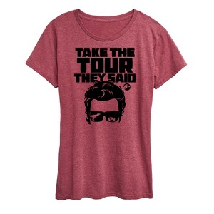 Women's - Jurassic Park - Take The Tour They Said- Women's Short Sleeve Graphic T-Shirt Short Sleeve Graphic T-Shirt - 1 of 4