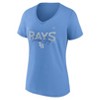 Mlb Milwaukee Brewers Women's Short Sleeve V-neck Core T-shirt : Target