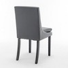 NicBex Modern Dining Chair Set of 2 Kitchen & Dining Room Chairs with Cushion Seats and Wood Legs Upholstered Linen Fabric Armless Chair - 3 of 4