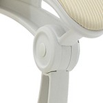 white frame | beige mesh