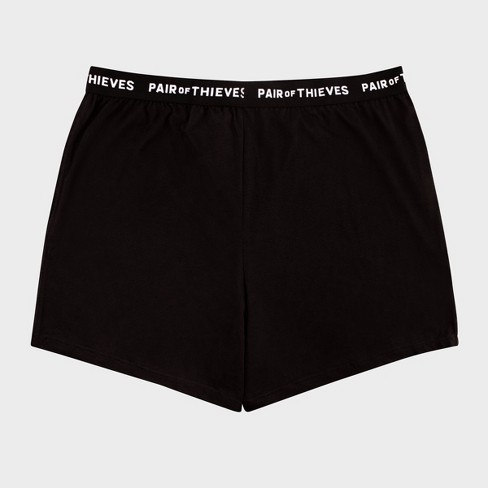 Pair Of Thieves Men's Super Soft Boxer Shorts - Black Xl : Target