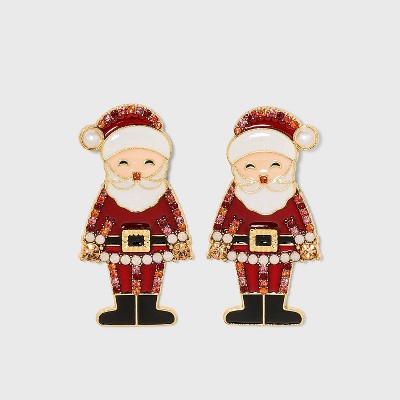 SUGARFIX by BaubleBar Santa Claus Drop Earrings - Light