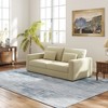 NicBex Oversized Upholstered Loveseat Sofa with Detachable Cover & Pillows,3-Seater Futon Couch Sofa for Living Room,Bedroom - 3 of 4