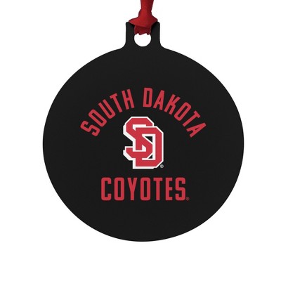 South Dakota Coyote Aluminum Holiday Christmas Tree Ornament
