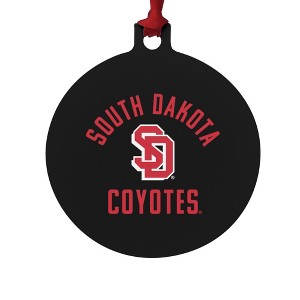 South Dakota Coyote Aluminum Holiday Christmas Tree Ornament - 1 of 4
