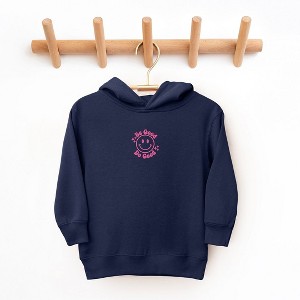 The Juniper Shop Embroidered Be Good Do Good Smiley Face Toddler Graphic Hoodie - 1 of 3