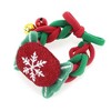 Unique Bargains Christmas Hair Rope Candy Cartoon Bell for Christmas Red Green 1 Pc - 4 of 4