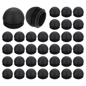 Unique Bargains Round Non-Slip Noise Reduction Non-Marking Furniture Leg Plastic Plugs - 1 of 4