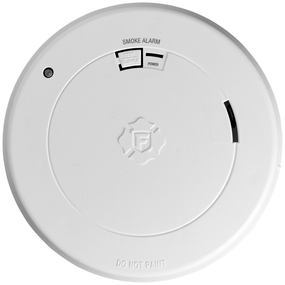 First Alert Alarm Smoke DC10 with LGT SM210L Clam Tray: 10 Year Warranty, Lithium Battery, No Hardwired Install Needed