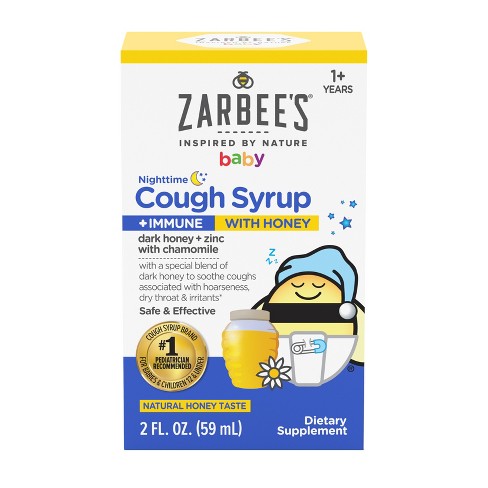 Zarbee's Baby Immune with Honey - Nighttime Cough Syrup - 2 fl oz - image 1 of 3