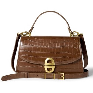 Women's High-end Top Handle Handbag - 1 of 4