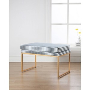 30.5" Decorative Pillowtop Ottoman - WOVENBYRD - 1 of 4