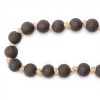 Modern Matte Black Bead Garland – Set of 2 - 2 of 2