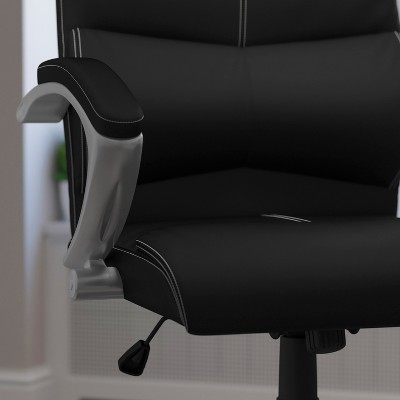 High Back Black LeatherSoft Executive Swivel Office Chair