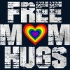 Adult Design By Humans Vintage Free Mom Hugs Heart Pride By Avocato Tank Top - 2 of 2