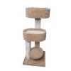 Beatrise Pet Products Cuddle Tower Cat Activity Center - 48" - 2 of 3