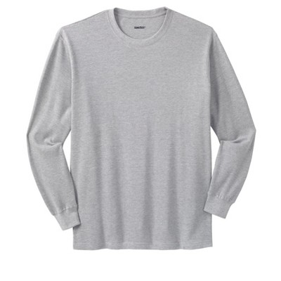KingSize Men's Big & Tall Tall Waffle-Knit Thermal Crewneck Tee Big