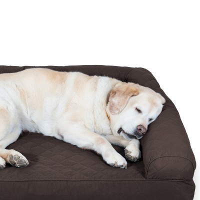 Medium Coffee Orthopedic Foam Sofa Dog Bed