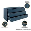 Granville Modern 6 Drawer Double Wide Dresser - Manhattan Comfort - 4 of 4