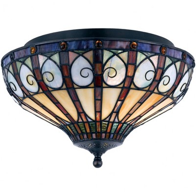 Quoizel Lighting Ava 2 - Light Flush Mount in  Valiant Bronze