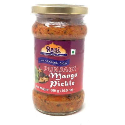 Punjabi Pickle Hot (Achar, Indian Relish) 10.5oz (300g) - Rani Brand Authentic Indian Products
