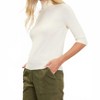 Women's High Neck Sweater Top - SKIES ARE BLUE - 2 of 4
