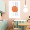 Burnt Orange Abstract by Whales Way Unframed Wall Canvas - iCanvas - 2 of 3