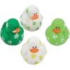 Fun Express Vinyl St. Patrick's Day Mini Shamrock Rubber Ducks 24pcs. - image 2 of 2