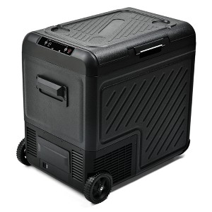 EUHOMY 12 Volt Refrigerator, 59Qt Dual Zone Car Refrigerator, Electric Cooler - 1 of 4