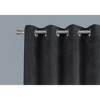 MAYEERTY Curtain Panel Gray Velvet Room Darking for Living Room Bedroom Modern 54"x84" 2pcs - 2 of 4