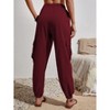 High Waisted Jogger Pants Loose Hiking Joggers for Women Casual Lightweight Tapered Cargo Pants with Pockets - 2 of 4