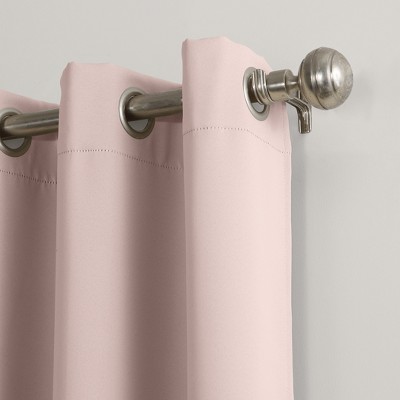 Blush Blackout Energy Saving Grommet Curtain Panel 40" x 84"