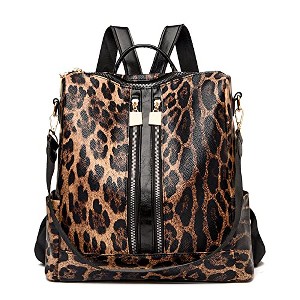 Generic Women's Fashion Backpack Purse PU Leather Anti-theft Handbag Animal Pattern Daypack Convertible Travel Shoulder Bag£¬bag2254OWOISS - 1 of 4