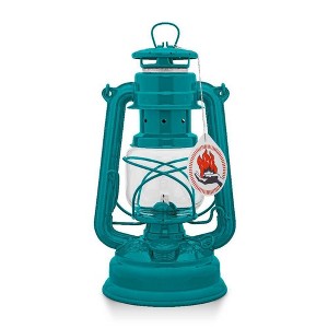 Feuerhand Outdoor Kerosene Fuel Lantern, German Made Weather Resistant Baby Special 276 Galvanized Hurricane Lamp for Camping or Patio, 10 Inches - 1 of 4
