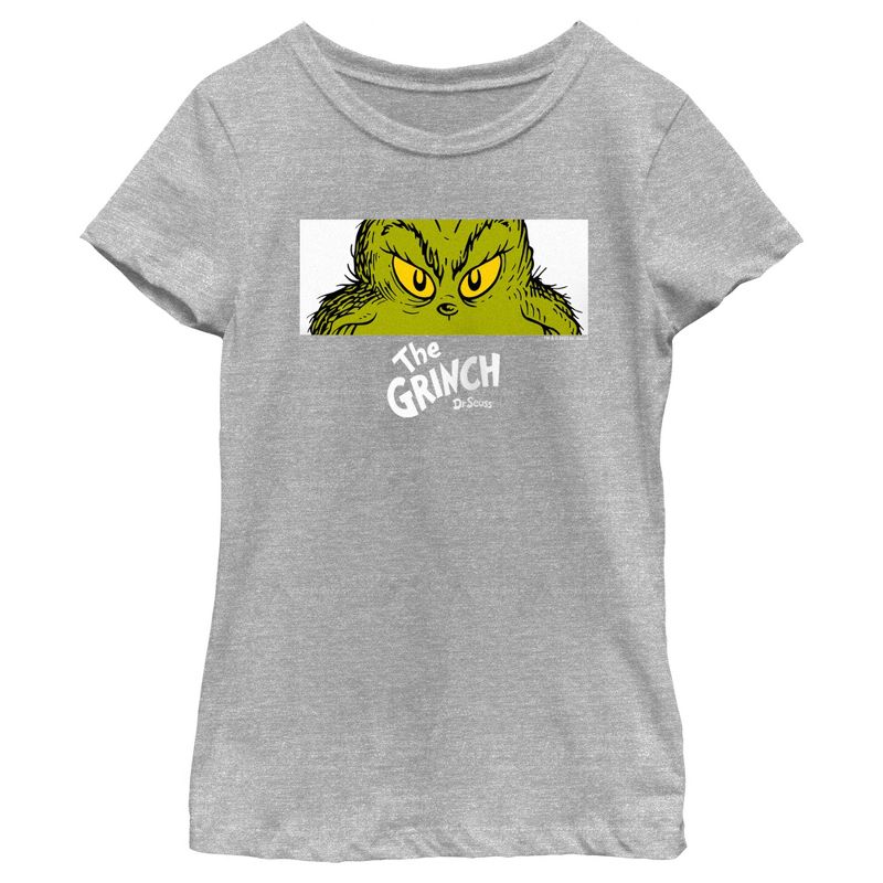 Girl's Dr. Seuss Grinch Eyes T-Shirt, 1 of 6