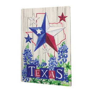 Metal Wall Signs Texas Bluebonnet – Set of 2 by Manual Woodworkers and Weavers - 1 of 3