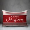 Creative Products Merry Christmas Farmhouse Stripe 14x20 Indoor / Outdoor Pillow - 3 of 3