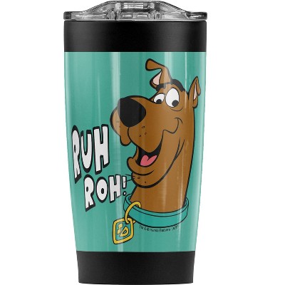 Scooby Doo! Ruh Roh Steel Tumbler 20oz Coffee Travel Mug