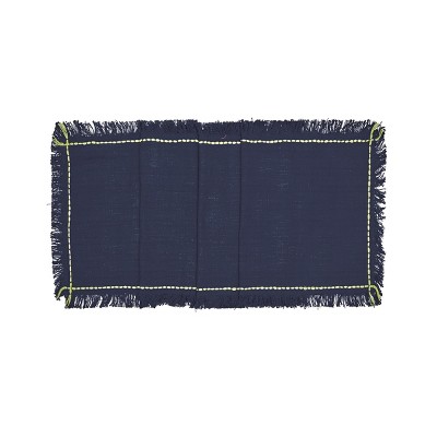 carol & frank 13" x 72" Cheryl Indigo Table Runner