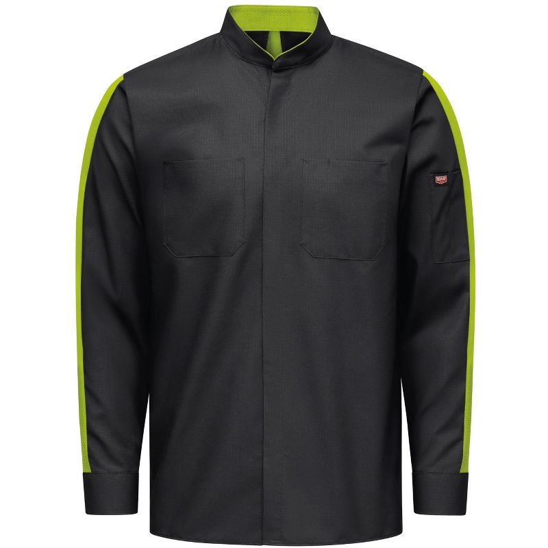 Red Kap Men's Long Sleeve Two-Tone Pro+ Work Shirt With Oilblok And Mimix, 1 of 2