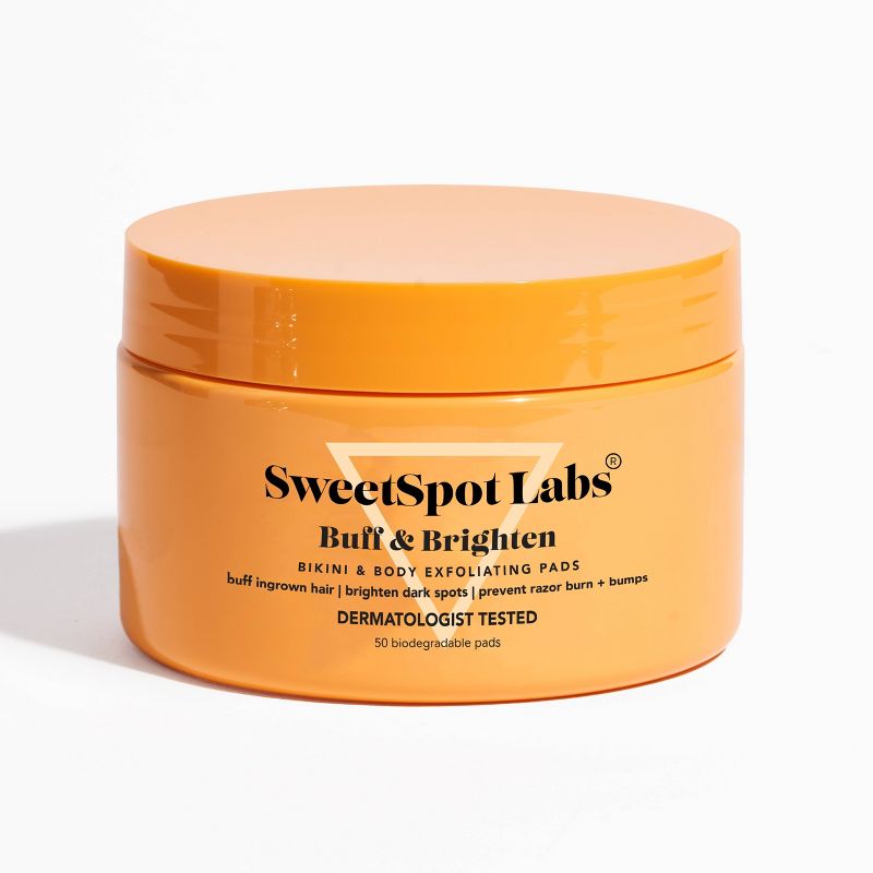 SweetSpot Labs Buff &#38; Brighten Bikini &#38; Body Exfoliating Pads - 50ct, 1 of 14