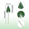 Unique Bargains Indoor Outdoor Home Office Artificial Plants 6 Pcs - 2 of 4