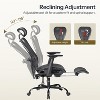 Acoinel Tall Office Chair with Flip-up 3D Armrest, Executive Ergonomic Computer Standing Desk Chair with Back Lumbar Support - 3 of 4