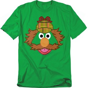Men's Sesame Street Big Face Sherlock Hemlock No Magnifer T-Shirt - 1 of 4