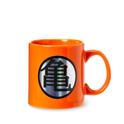 Dragon Ball Z Dragon Ball Z Kame Kanji And Logo Orange Ceramic Mug