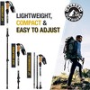 Brazos Trekking Poles, Collapsible Aluminum Walking Sticks, Pair, 24–54 in, Cork Grip - 4 of 4