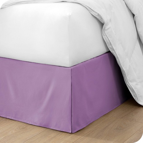 Microfiber Lavender Queen Bed Skirt, Target Queen Size Bed Skirt