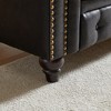 SKRAN Chesterfield Sofa with Rolled Arms 3 Seater with Button Design and for Apartment,Living Room - 4 of 4