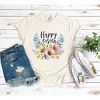 Simply Sage Market Women's Happy Easter Floral Short Sleeve Garment Dyed Tee - 3 of 4