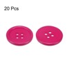 Unique Bargains Sewing Resin Round Flat 4-Hole Replacement Craft Buttons 20 Pcs - 3 of 4